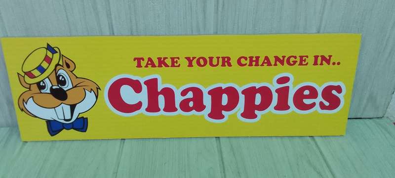 chappies cafe sign